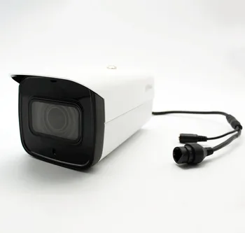 Oryginalna IPC-HFW4433F-ZSA 4MP Bullet IP Camera H. 265 IR 60m wbudowany mikrofon, slot na karty SD kamera sieciowa z łącznikiem DS-1292ZJ