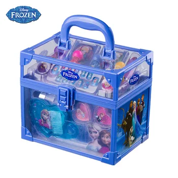 Disney frozen real cosmetics make-up box Frozen cosmetic play house Fashion Toys