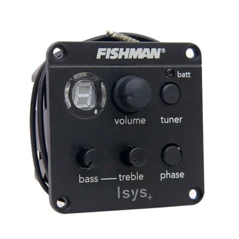 Fishman ISYS+ korektor acoustic guitar pickup przedwzmacniacz korektor tuner piezo pickup Gitarowe, akcesoria gitarowe części zamienne sprzedaż