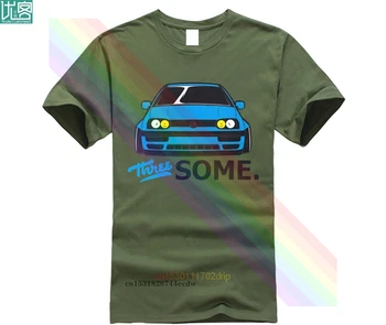 2019 sprzedaż nowy męski t-shirt Mens Three Some Funny T-shirt Germany Classic Car Golfy MK3 GT GTI VR6 1.9 TDI T Shirt, T shirt