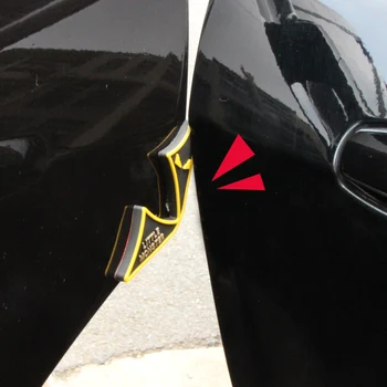 BEMOST Car Door Angle Scratch Guard Strip Protector Anti-Rub Stripes naklejki gumowe wykończenie casting stylizacji samochodów naklejki na auta
