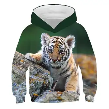 Sprzedaż tiger 3D drukowane bluzy chłopiec dziewczynka odzież bluza anime Japonia Harajuku tatuaż sweter kurtka marki dresy top
