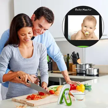Kamera bezprzewodowa niania cyfrowy wyświetlacz LCD noktowizor 2-Way Talk Video IR LED Temperature Monitor Infant Baby Camera