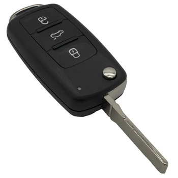 WhatsKey 3 przyciski zdalnego klucza pasują do VW 5K0837202AD dla Volkswagen Caddy Eos, Golf, Jetta Beetle Polo Up Tiguan 5K0 837 202 AD