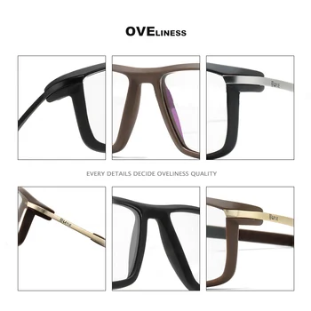 2020 moda, sport, męskie okulary ramki do oczu okulary ramka dla mężczyzn optyczna krótkowzroczność przepis przezroczyste okulary okulary Okulary