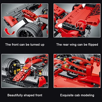 Fit legoINGlys Technic Create Ideas Expert Super Speed Champions Car Building Blocks F1 Racing Vehicle Model Bricks Toys