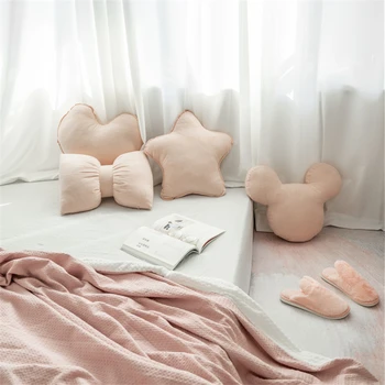 3D serce gwiazda łuk w kształcie poduszki główne miejsce wypoczynkowe, sofa, bawełniana poduszka sypialnia dziecięca zabawka dekoracji pokoju rzucić poduszkę