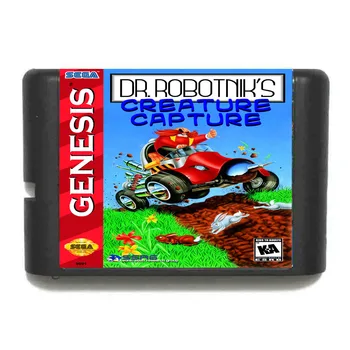 Dr Robotniks Creature Capture 16 bit MD Game Card dla Sega Mega Drive For Genesis