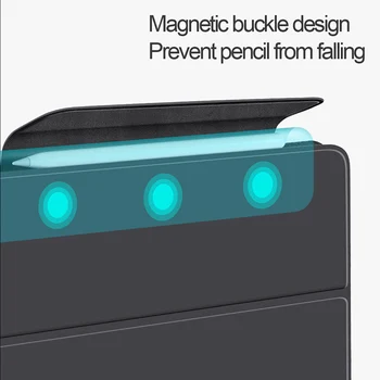 Do 2020 iPad Pro 12.9 magnetyczny pokrowiec na keyboard etui smart case dla ipada Pro 11 2018 etui z Bluetooth, touchpad klawiatury