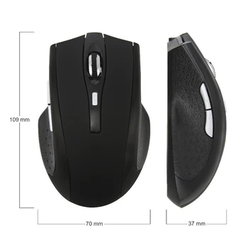 CHYI Bluetooth akumulator bezprzewodowa, ergonomiczna myszka 6 klawiatura optyczna PC Gaming Mause Silent 3d Arc Mice dla notebooka Mac
