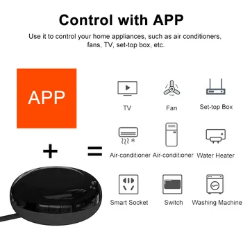QRA2 IR pilot zdalnego sterowania Smart Home WiFi pilot zdalnego sterowania dla Alexa Google Assistant One dla iOS smartfonów z systemem Android