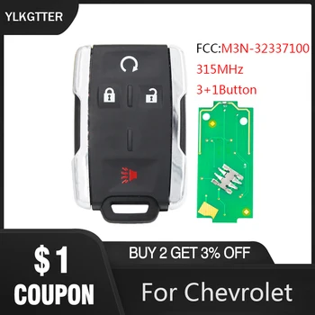 YLKGTTER 315 mhz 3+1 przycisk zdalnego klucza do Chevrolet Silverado 1500 2500 3500 HD HD Tahoe Sierra Chevrolet M3N-32337100 klucz