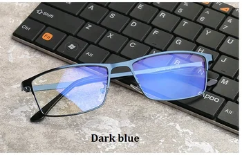 Klasyczny biznes anty niebieskie promienie metalowe okulary Mężczyzna Kobiet unisex optyczne, okulary, oprawki, okulary Przeciwsłoneczne Oculos De Sol UV
