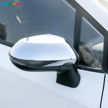 Toyota Corolla sedan 2019 2020 2021 ABS włókna węglowego samochodu lusterka boczne lusterko wsteczne pokrywa wykończenie akcesoria do włosów 2 szt.