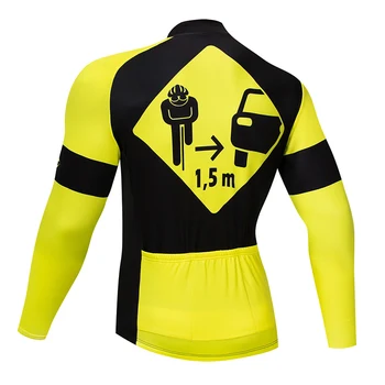 Crossrider 2021 zima jazda na Rowerze Jersey zestaw MTB 1.5 m rowerowa odzież Ropa Mayo Ciclismo męskie ciepła polarowa odzież rowerowa