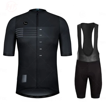 2020 lato Strava nowy jazda na Rowerze Jersey z długim rękawem zestaw Mayo Ropa Ciclismo mundury Quick-dry rower odzież MTB cykl odzież