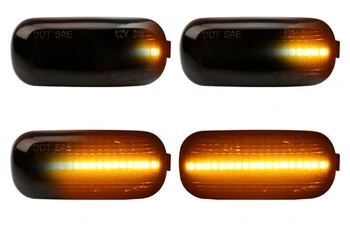 2x Led dynamiczny boczna obrysowa kierunkowskaz sekwencyjna migacz lampa Emark do Audi A3 S3 8P A4 S4 RS4 B6 B6 B8 A6 S6 RS6 C5 C7