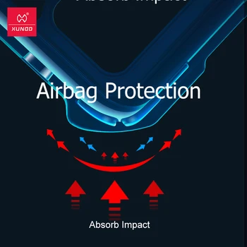 XUNDD odporna na wstrząsy etui do Huawei P40 Pro etui do telefonu przezroczysty pokrowiec Shookproof Airbag miękka pokrywa tylna Huawei P40