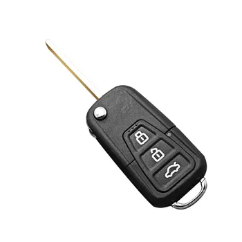 OkeyTech wymiana klapki, składany klucz samochodowy Shell dla Lifan X60 X50 Uncut Blade 3 przyciski pilota z śrubokrętem