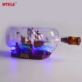 MTELE Led Light Kit (z akumulatorem blokiem) dla 21313 pomysłów serii statek w butelce jest kompatybilny z 16051