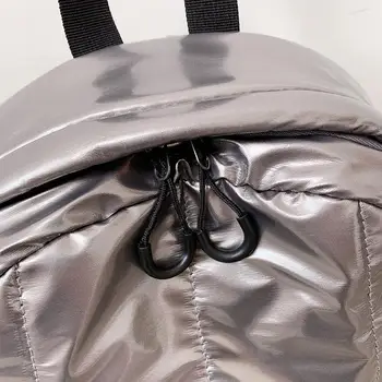 Jednolity Kolor Wodoodporny Plecak Dla Młodzieży Zamek Dużej Pojemności Moda Plecak Wodoodporny Torba Podróżna Szkolny Plecak #15