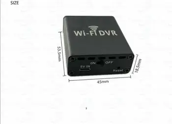 Przenośna bateria Powered 1080P Mini Wifi DVR Camera Kits 1CH CCTV DVR Onvif AHD DVR P2P DVR Video Audio Recorder TF slot dla kart pamięci