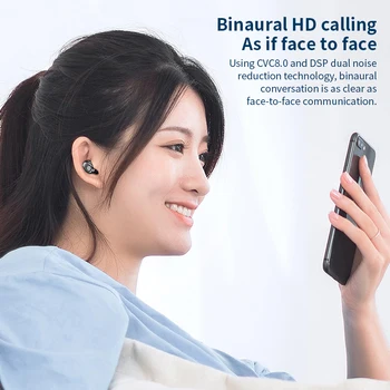 2000MAH Bluetooth Bezprzewodowe słuchawki z mikrofonem sportowe wodoodporne TWS słuchawki Bluetooth sterowanie dotykowe, zestaw słuchawkowy słuchawki telefon