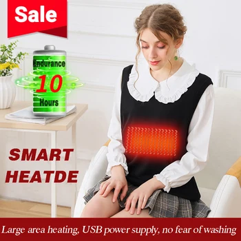 ZYNNEVA zima elektryczny ogrzewanie kamizelka kobiety ogrzewanie i ciepła kurtka sweter bez rękawów grafen mężczyźni USB podgrzewacz bawełniana odzież GC1233