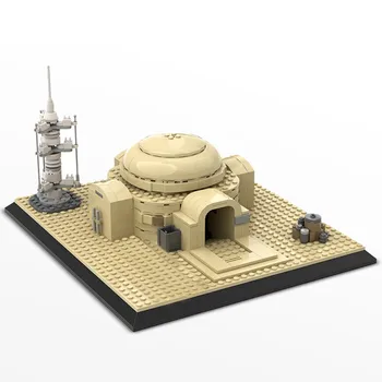 DIY Star Series Wars Luke ' s Home on Tatooine Slums Building Blocks Desert Architecture Model Kids Educational Toys Children Gift