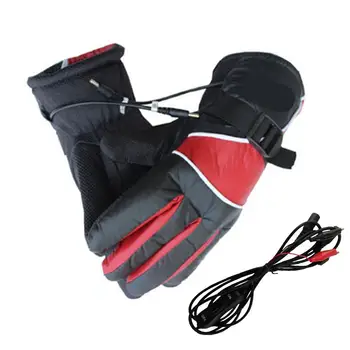 12 v Winter USB Hand Warmer, elektryczne, termiczne rękawice wodoodporne rękawice z podgrzewaną wodą zasilanie z akumulatora do motocyklowych narciarskich rękawic