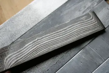 Damaszek warstwowy laminat stal zbioru bar stal przedmiotu 70 warstw HRC57 ostrze noża robi przedmiotu