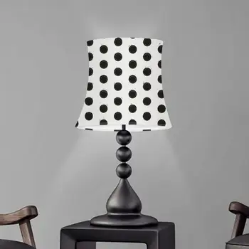 Polka dot design klosz do lampy na biurku włókiennicze tkaniny nowoczesny kinkiet abażur lampa wisząca pokrywa strona główna sypialnia dekoracje