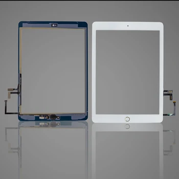10 szt./lot HuaSha Nowy rok 2017 A1822 A1823 ekran dotykowy do iPad 5 5. generacji digitizer panel szklany z naklejką