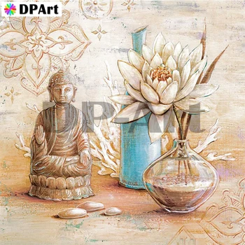 Daimond Painting Full Square/Round Drill Buddha 5D Diament Rhinestone Embroidery Painting Cross Stitch Mosaic Picture Art M1638