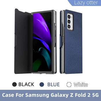 Samsung Samsung Galaxy Z Fold 2 Case etui do Samsung Galaxy Z Fold2 5G skórzane flip etui na telefon komórkowy Shell 3 kolory nowości