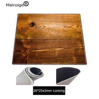 Mairuige Wood Texture Speed Version duża podkładka pod mysz Locking edge mysz do laptopa biurko komputerowe podkładka pod klawiaturę
