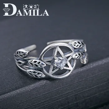 Autentyczne 925 srebro próby olśniewające Shining star palec pierścień dla kobiet luksusowe biżuteria S925 prezent