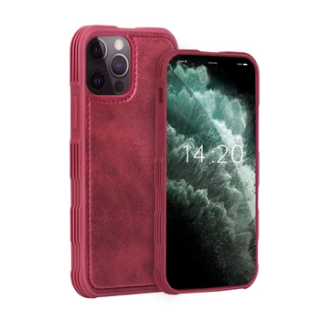 2020 sprzedaż akcesoriów mobilnych skórzany telefon tylna pokrywa dla iPhone 12 pokrowiec Magsafeing