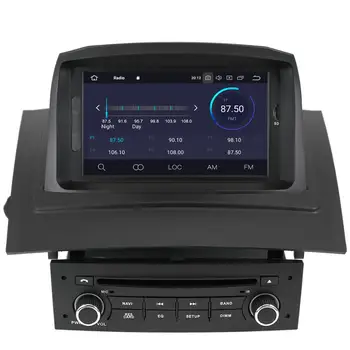 Radio 2 din android 10.0 PX6 do Renault Megane 2 Fluence Android Radio Multimedia 2002-2008 samochodowy odtwarzacz DVD z GPS głowicy IPS