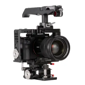 JTZ DP30 kamera wideo komórka płyta uchwyt Róg dla SONY A9 A7III A7RIII A7SIII