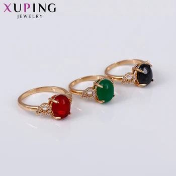 Xuping Temperament Pierścień Piękny Design Pozłacane Kobiece Pierścień Biżuteria Christmas Party Wspaniały Prezent 14583