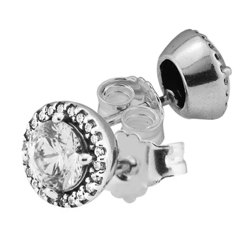 Oryginalne kolczyki 925 srebro dla kobiet klasyczna elegancja kolczyki pręta partii ślubne biżuteria prezent brincos hurtowych