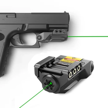 Laserspeed Police Glock 17 18c 19 21 26 28 zielony celownik laserowy, USB Akumulator Colimador Laser do Springfield Colt 1911