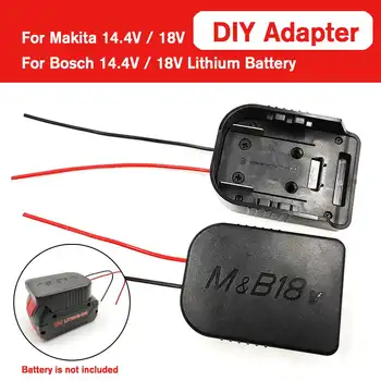 Drllpro DIY Conneting Wire Output adapter kabel do Makita Bosch 14,4 V/18V bateria litowa Convert Battery DIY Cable Output