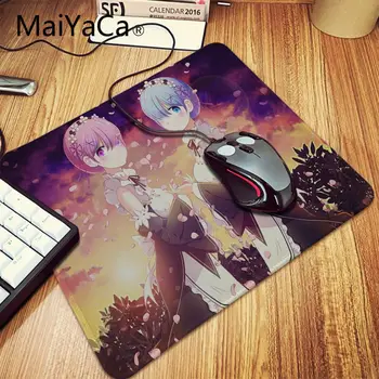 Maiyaca Rem Re Zero Anime Girl Anti-Slip wytrzymała gumowa podkładka pod mysz Gamer Game Mouse pad Anime Mousepad mat Speed Version