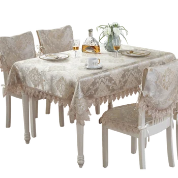 Europa luksusowy haftowany obrus stół stół pokrywa obrus Koronkowy stolik anty-ошпаривающая obrus T83072T
