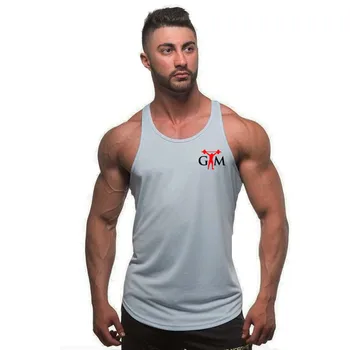 Nowy męski t shirt mężczyźni siłownie Stringer koszula bez rękawów otwarte strony pusty odzież fitness bawełna odzież sportowa kulturystyka Ves