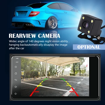Podofo Android 2 Din Car Radio Multimedia MP5 Video Player GPS WIFI 2din stereo odbiornik do Toyota Corolla Support Mirror Link