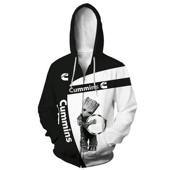 CUMMINS-2020 new car 3D Logo Printed wiosna jesień Męskie bluzy moda wysokiej jakości odzież Męska swetry codzienny hip-hop