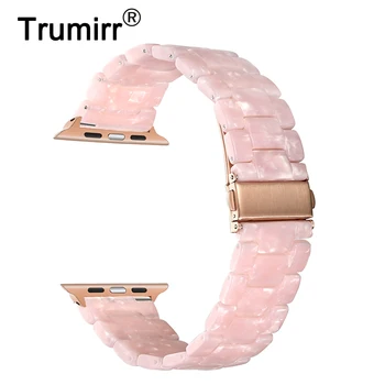 Trumirr Immitation Ceramiczny pasek do zegarka iWatch Apple Watch SE 38 mm 40 mm 42 mm 44 mm Seria 1 2 3 4 5 6 żywica pasek na nadgarstek